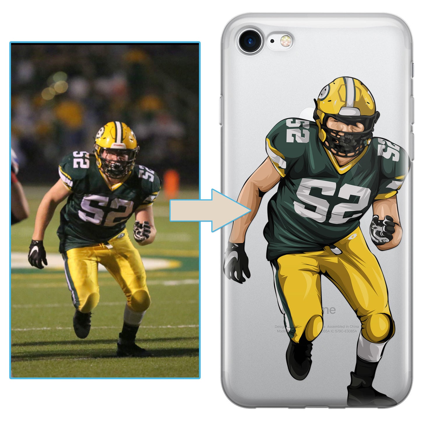 Custom Baseball iPhone Case