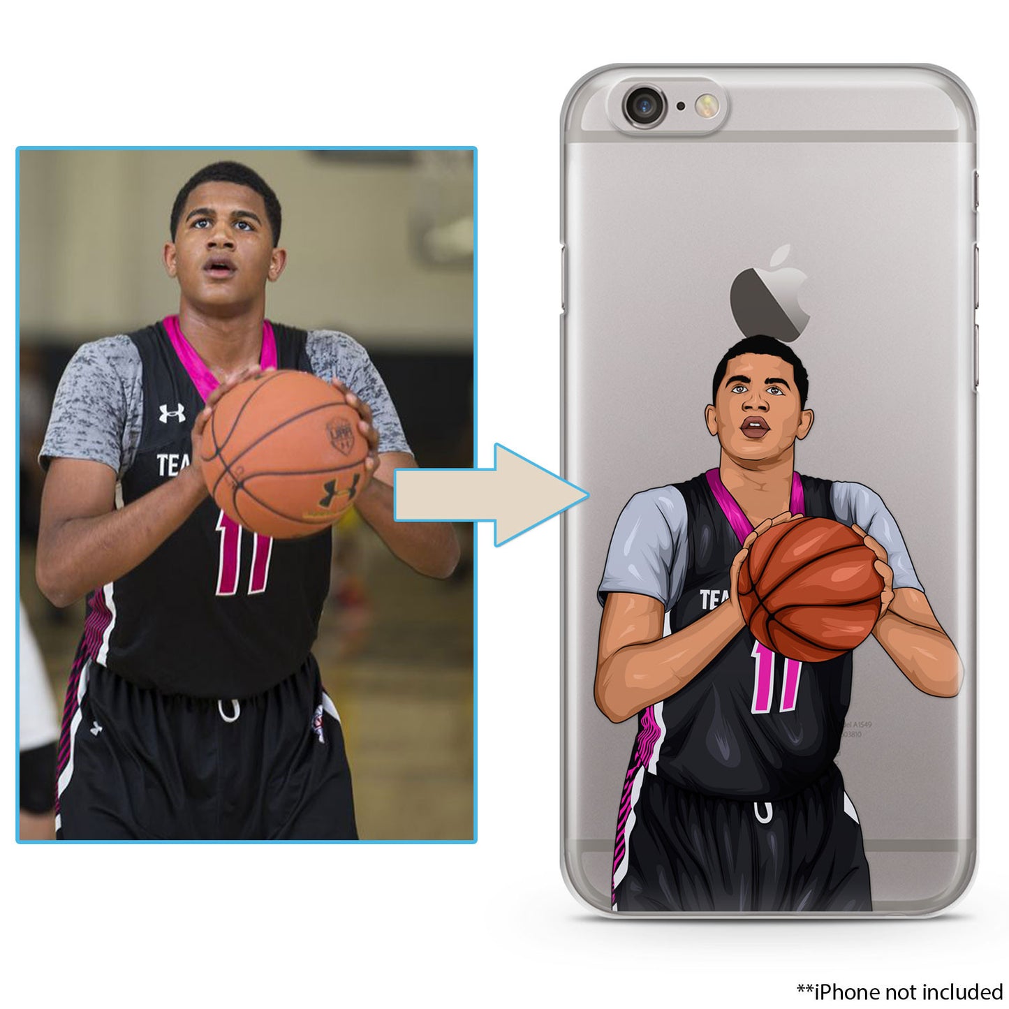 Custom Baseball iPhone Case