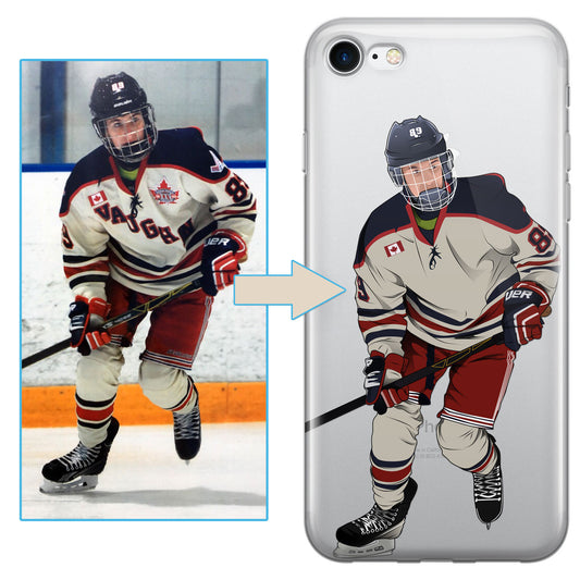 Custom Hockey iPhone Case