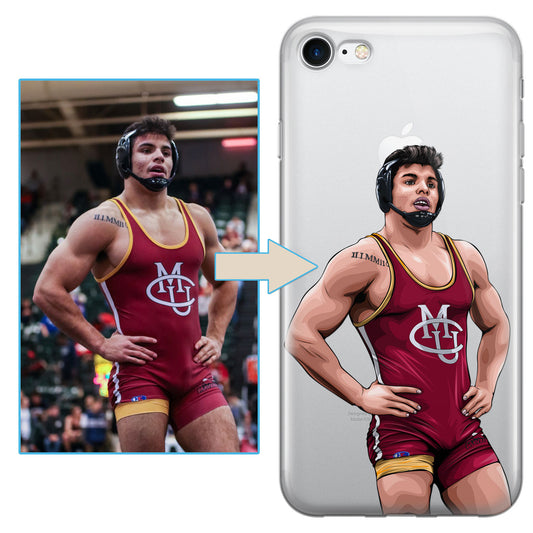 Custom Wrestling iPhone Case