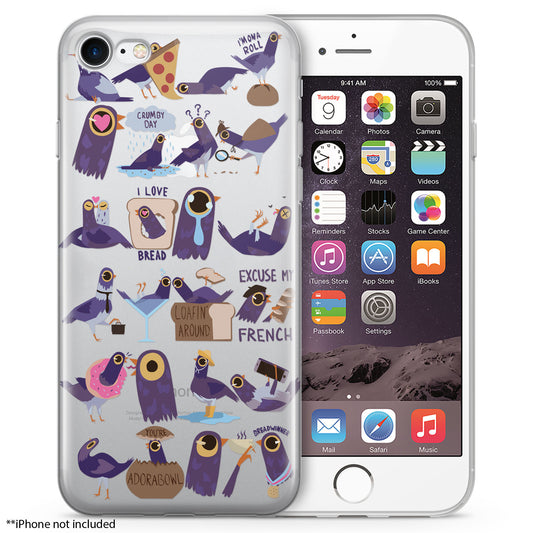 Trash Doves iPhone Case
