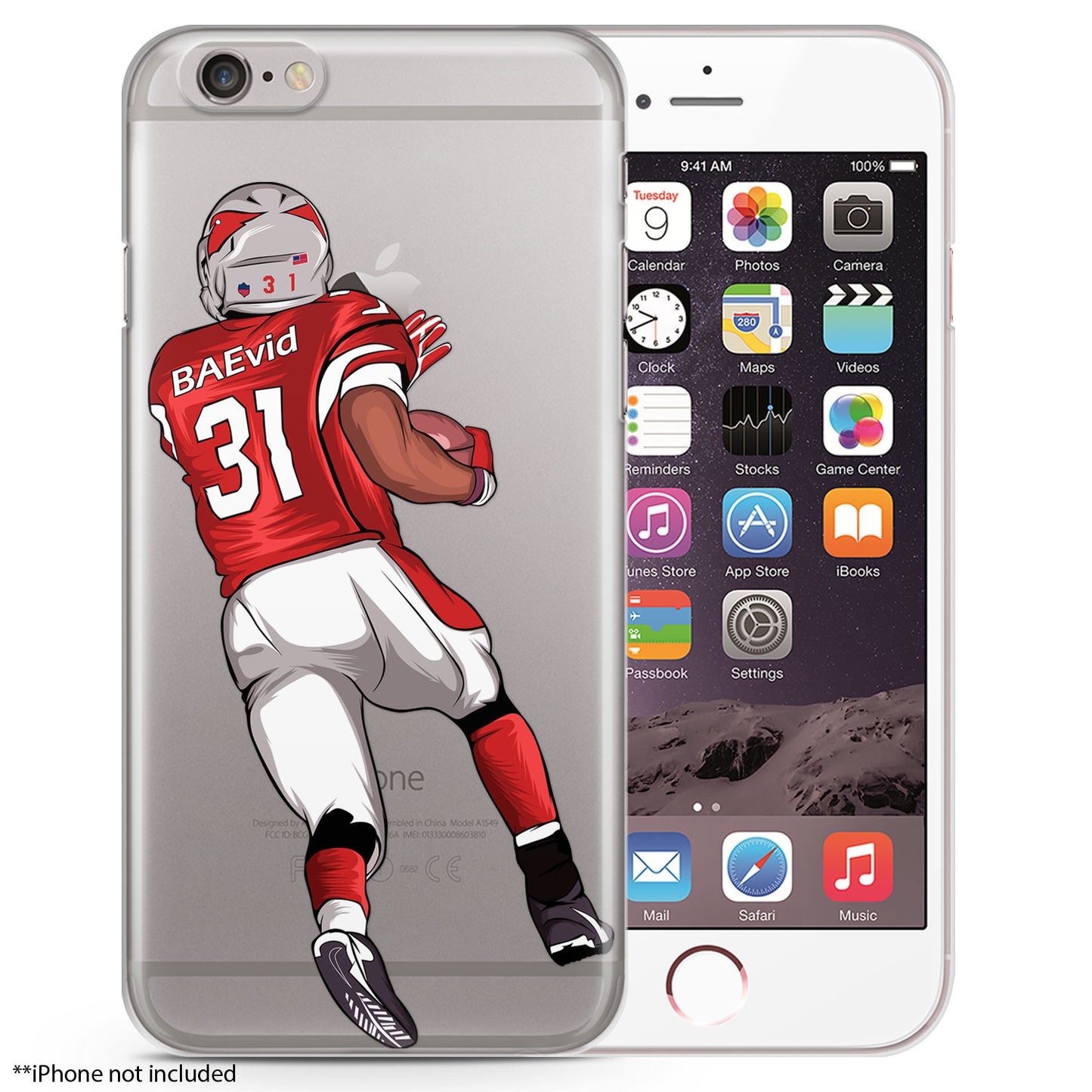 BAEvid Football iPhone Case