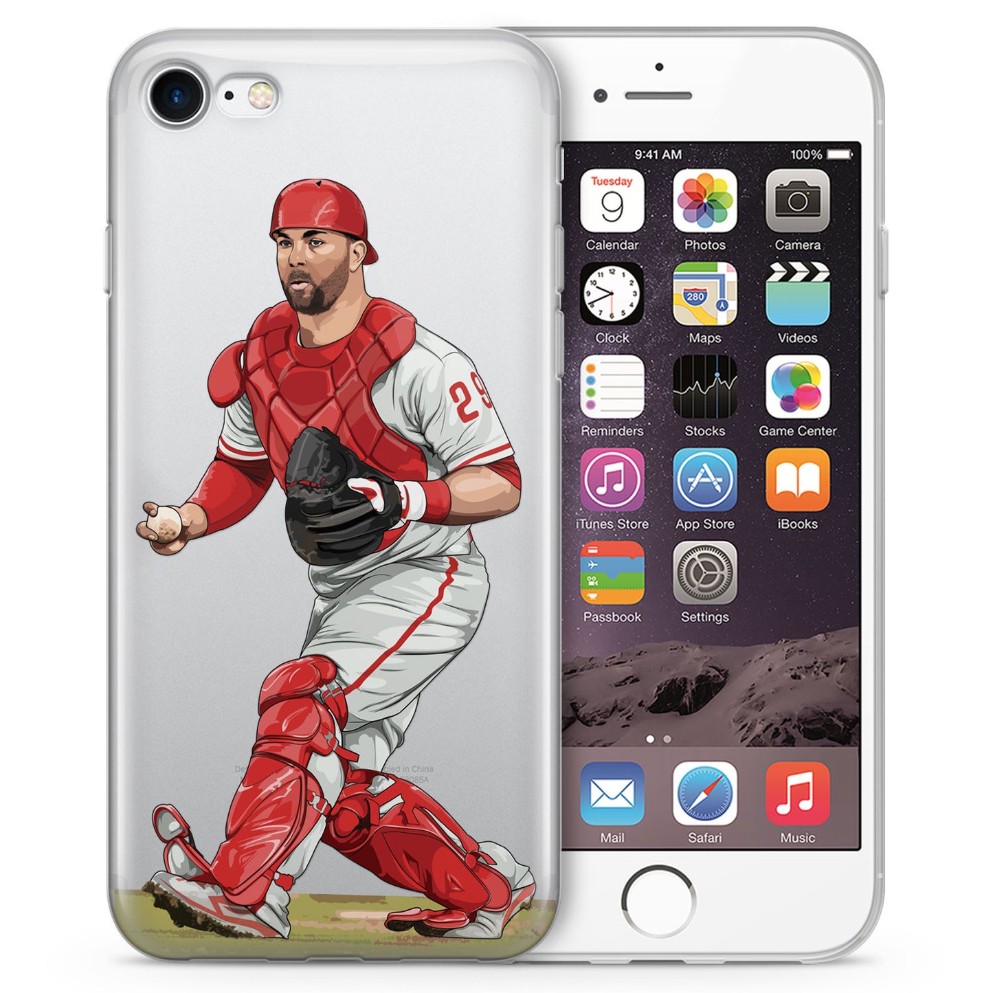 Bull Baseball iPhone Case
