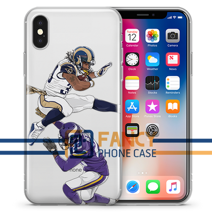 Carl's Jr Football iPhone Case