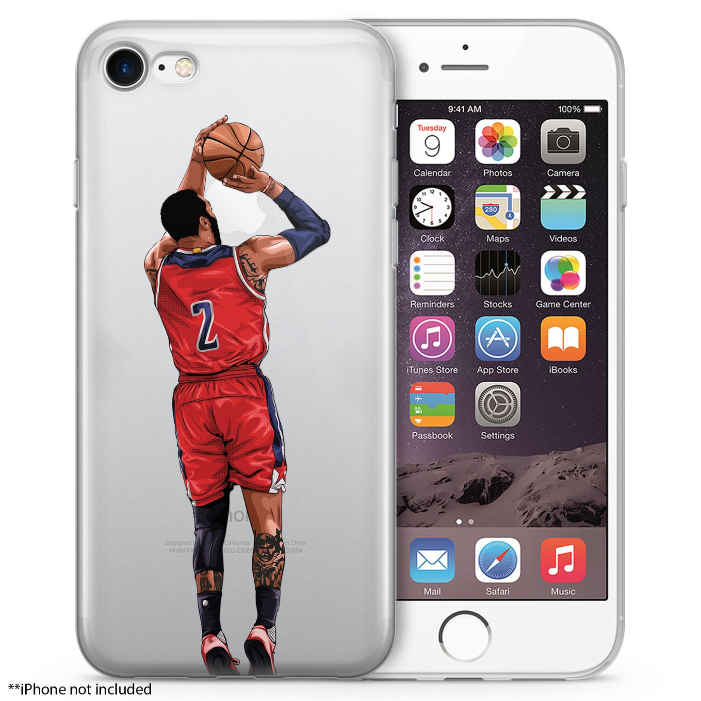 J Wizzy Basketball iPhone Case