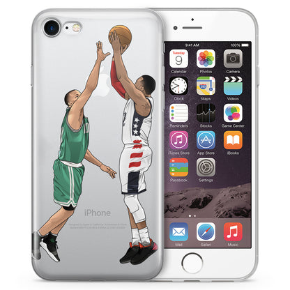 J Wow Basketball iPhone Case