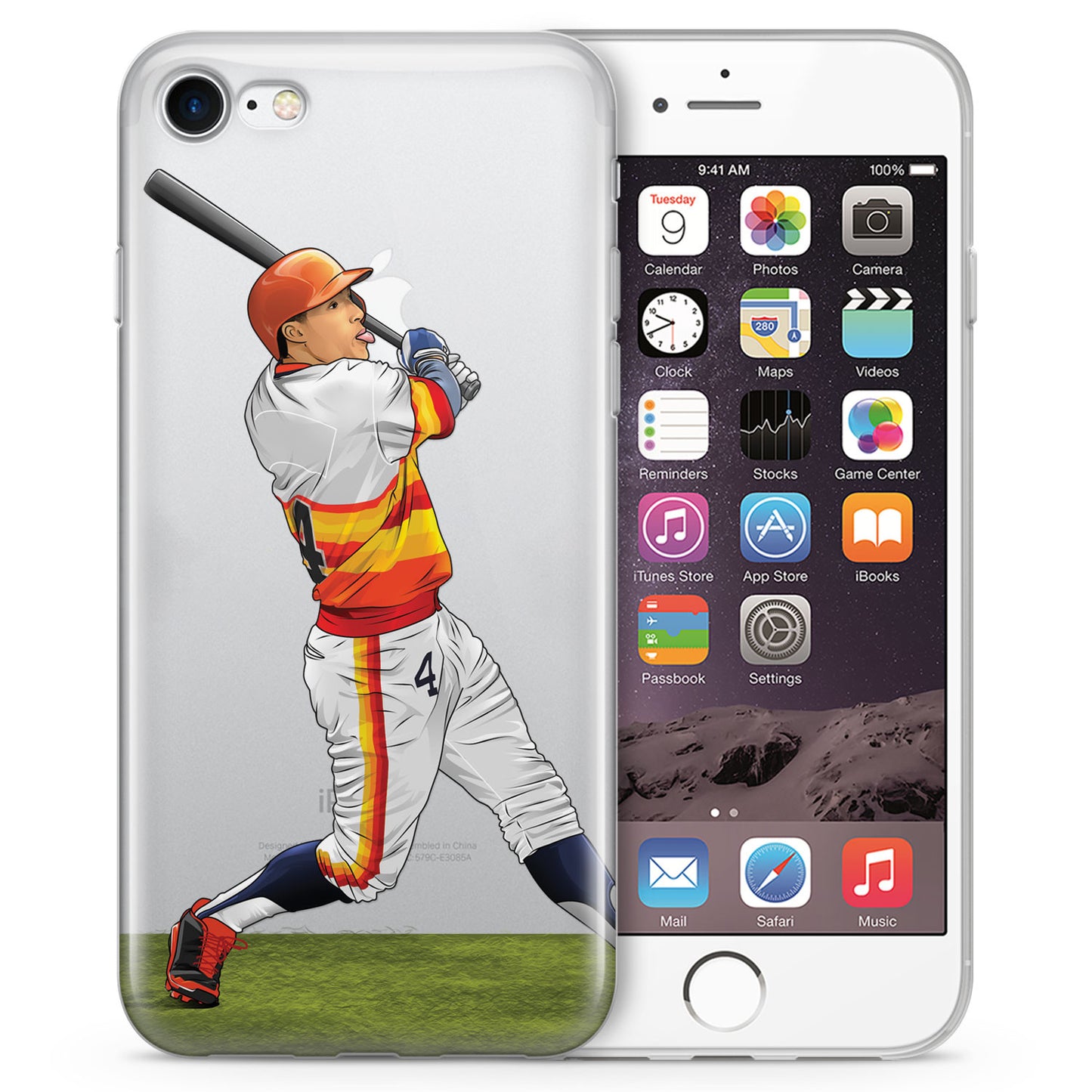 Orange Crush Baseball iPhone Case