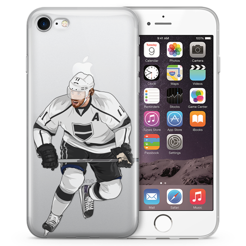 Raccoon Jesus Hockey iPhone Case