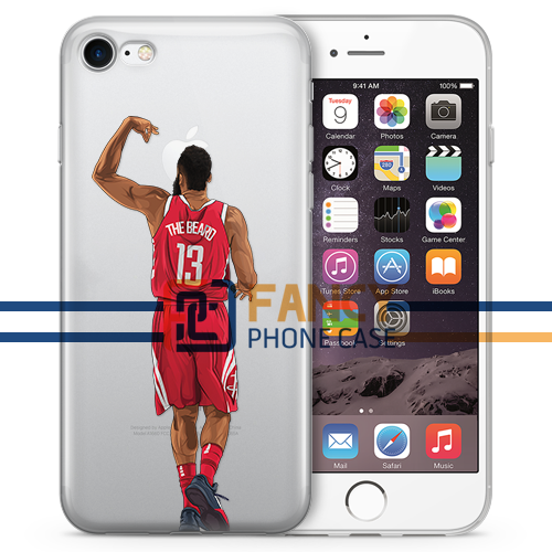 THE BEARD Back Basketball iPhone Case