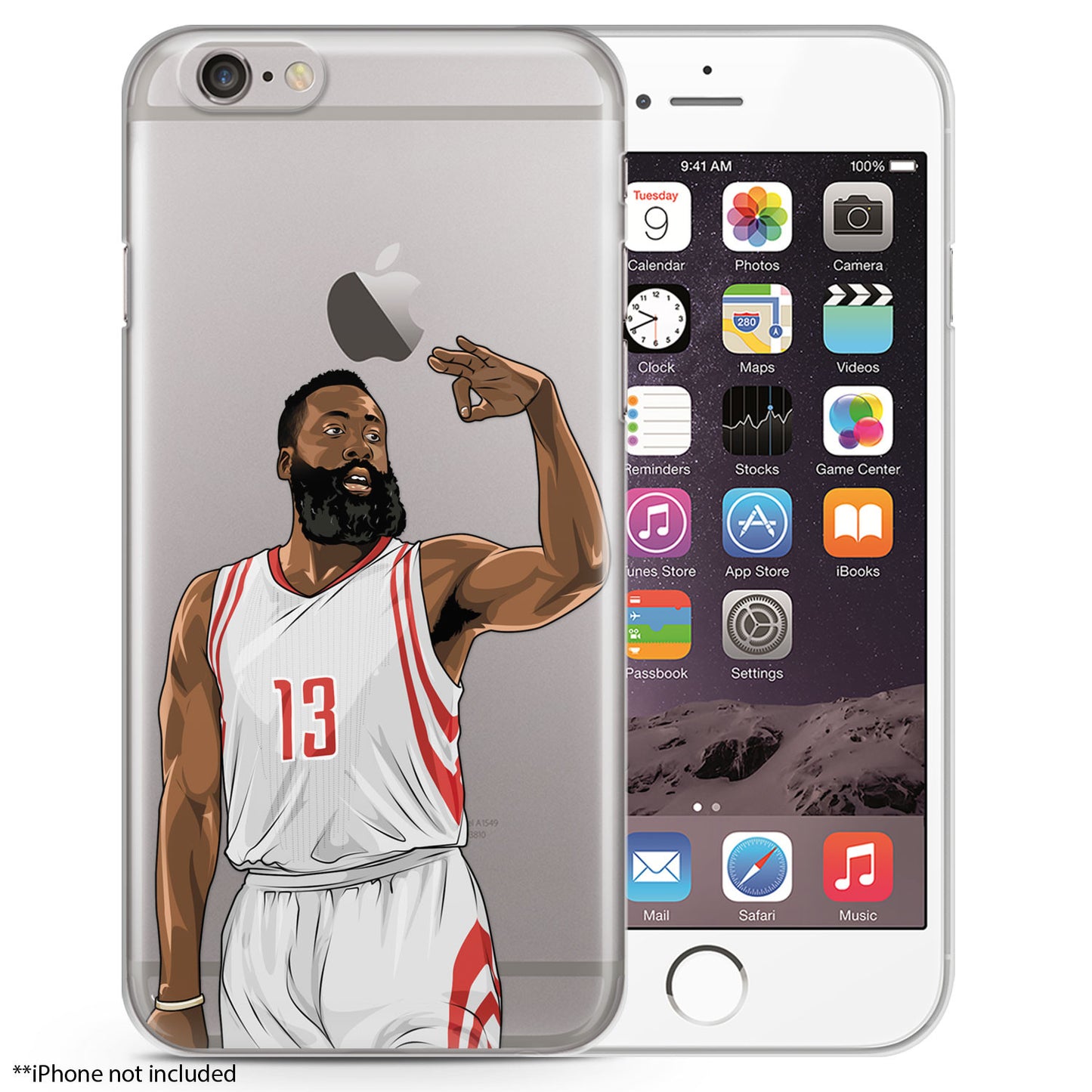 The Beard Basketball iPhone Case