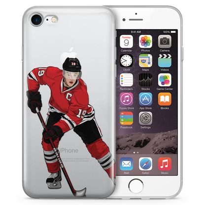 Captain Serious Hockey iPhone Case