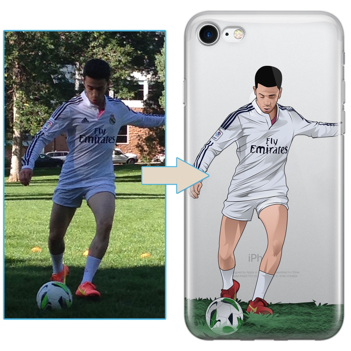 Custom Soccer iPhone Case