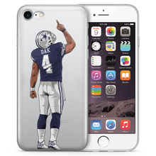Dak Blue Football iPhone Case