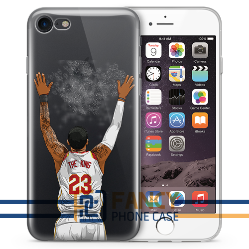 King White Basketball iPhone Cases
