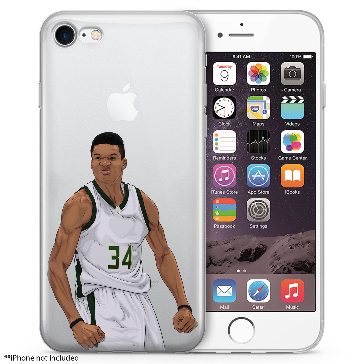 Mean Greek Freak Basketball iPhone Case