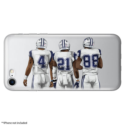 Triplets Football iPhone Case