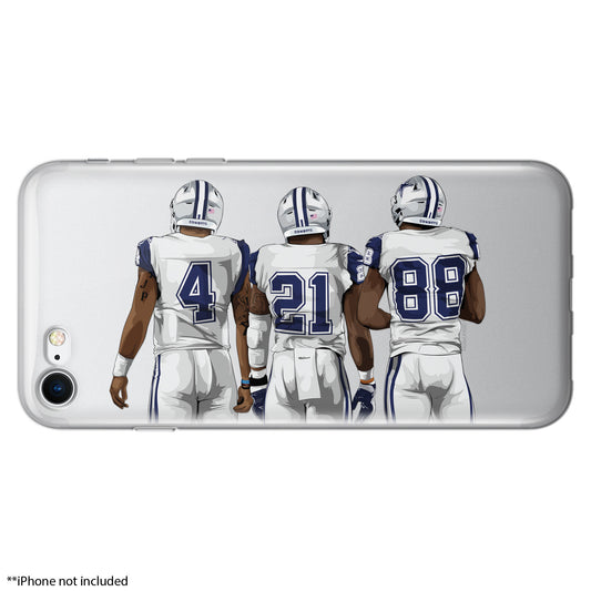 Triplets Football iPhone Case
