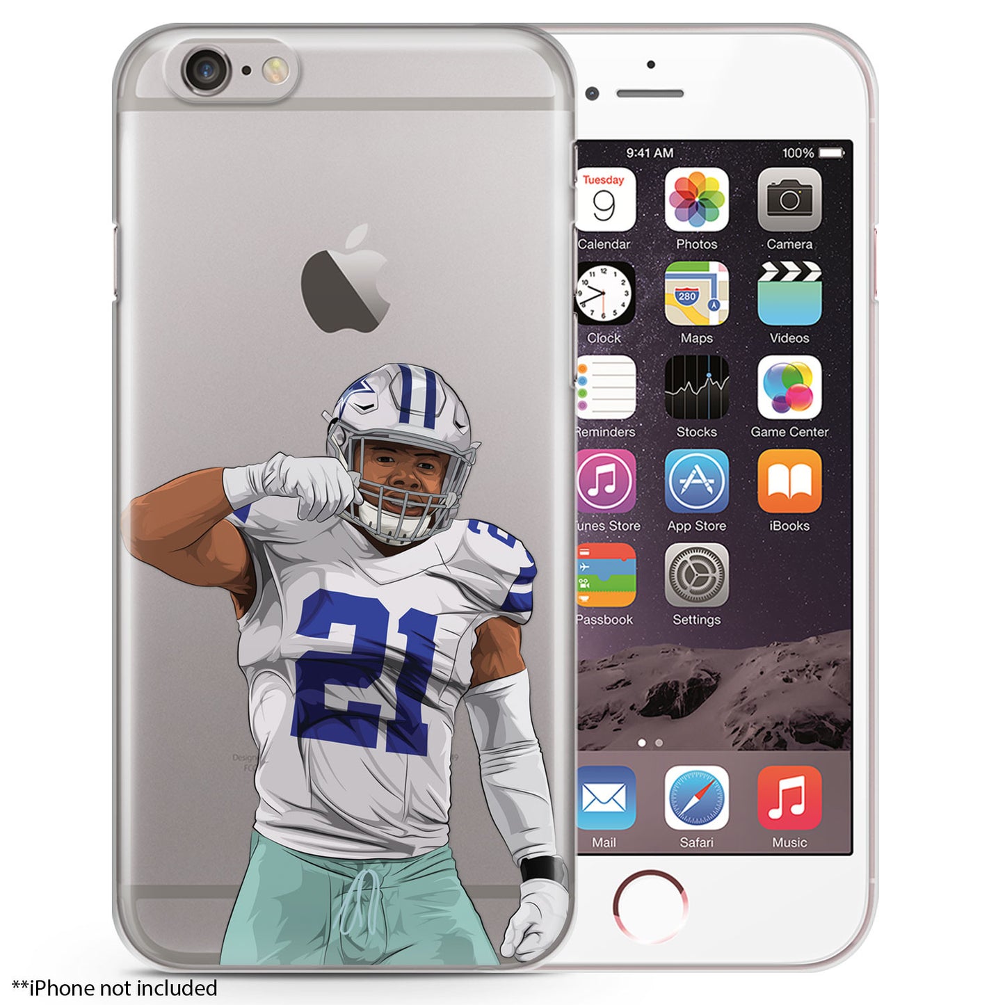 Zeke Eating Football iPhone Case